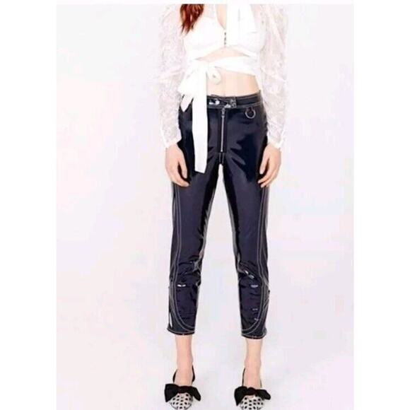 for love and lemons Idol Vinyl Pants Sz Small - Picture 1 of 9
